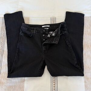 Black jeans, button fly. Size 30